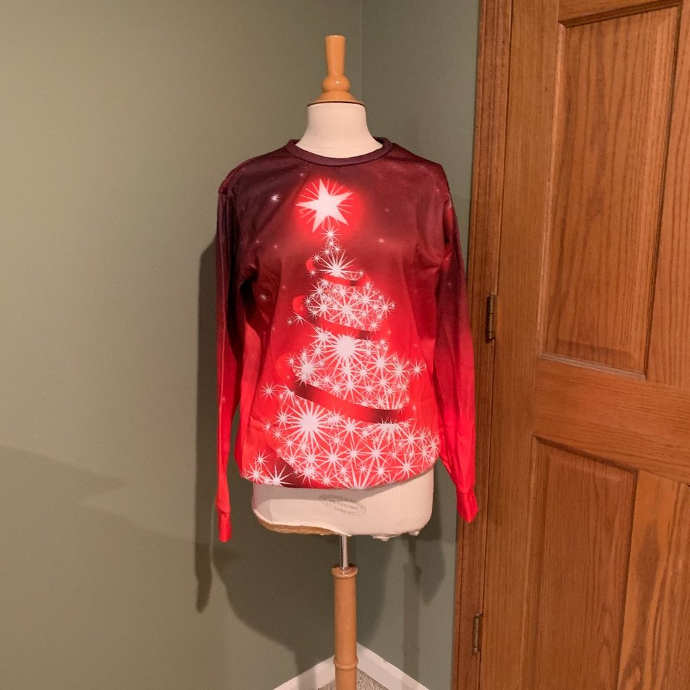 CHRISTMAS SWEAT SHIRT SIZE M #214 - Picture 1 of 1